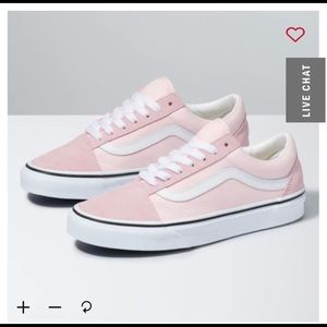 Like new light pink vans